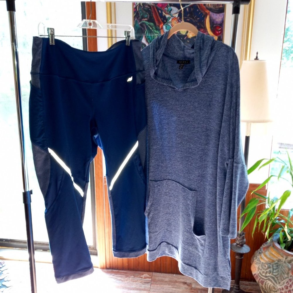 Plus size hoody and leggings